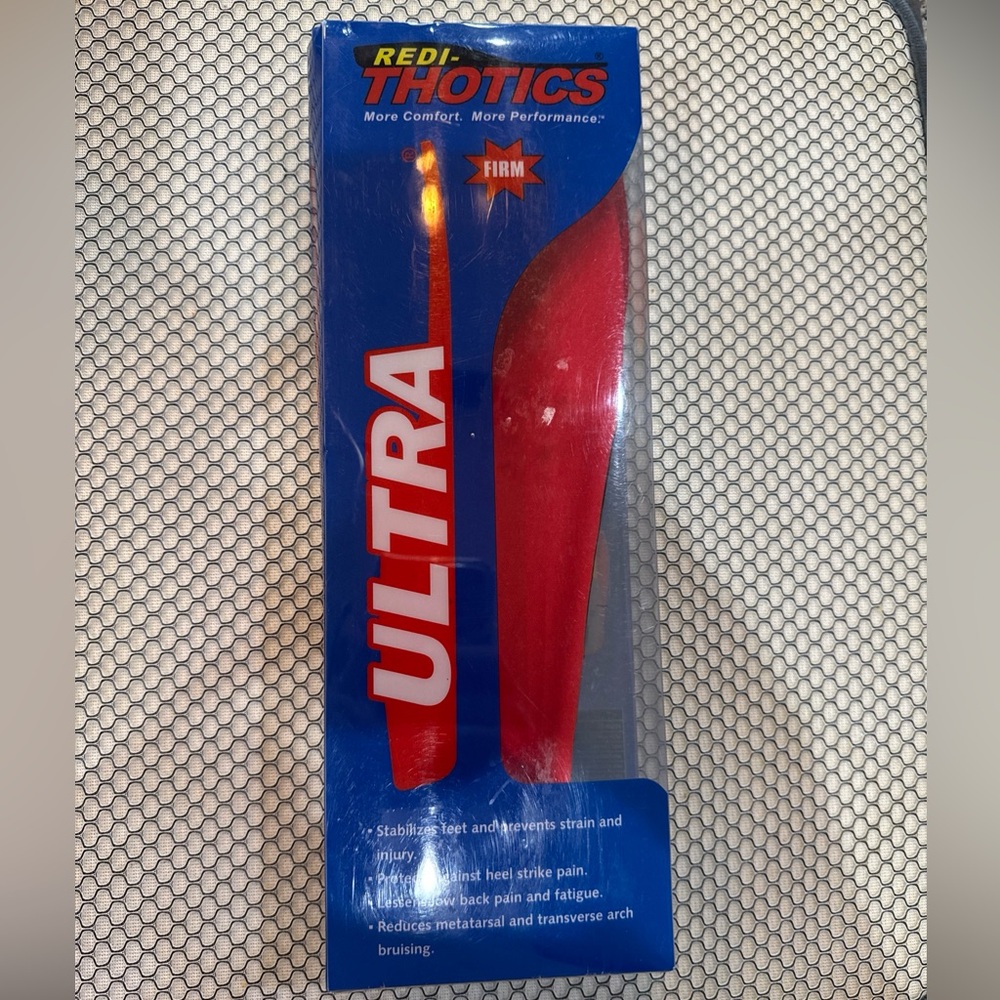 Redi-Thotics Ultra Orthotic Insoles Size G Men 13.5-15 Firm